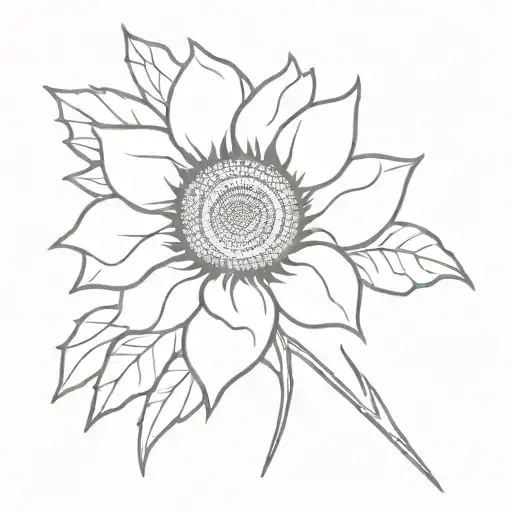 Sunflower Blooming