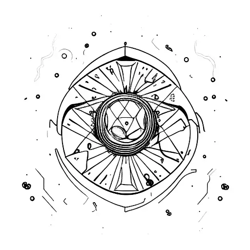 Pendulum Casting A Dark Shadow Against A Silloute Of A Person