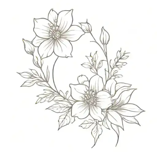 Birth Flower Bouquet