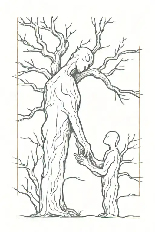 Hugging A Brother Who Is Dead Tree