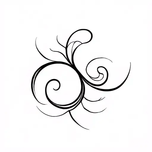 Koru Design Symbolizing New Life Goes