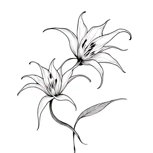 Dragon Head That Looks Like A Spider Lily Flower