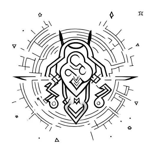 Dark Fantasy Wizard Upper Body With Electric Powers