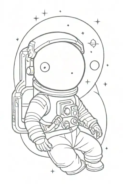 Astronaut And Universe