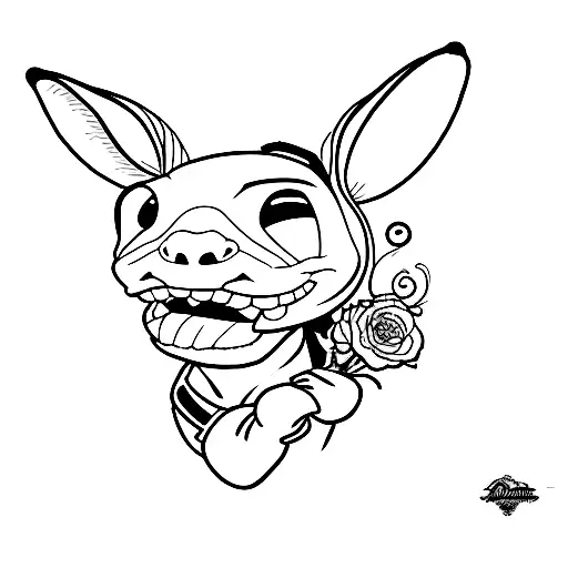 Stitch Disney And French Buldog