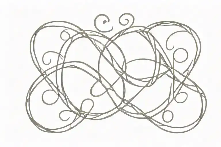 Infinity Symbol 13 And Heart Shape