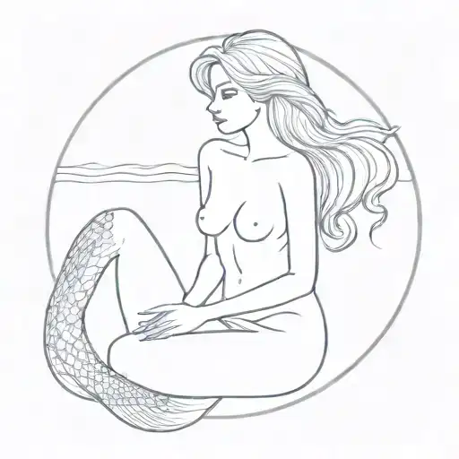 Topless Mermaid