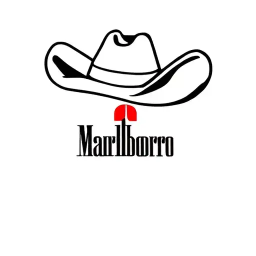 Marlboro Cigarettes With Cowboy Hat Flash
