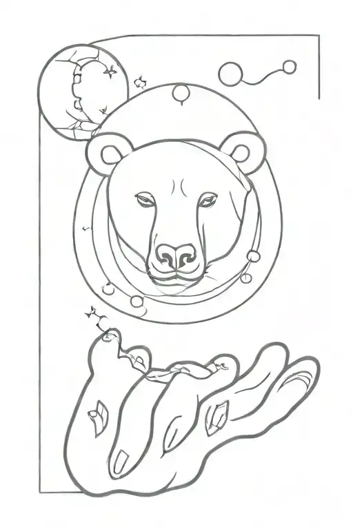 Sun And Moon Bear Footprint