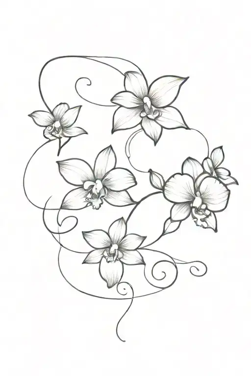 Turtle Coordinates Ocean Waves Orchids Intertwined