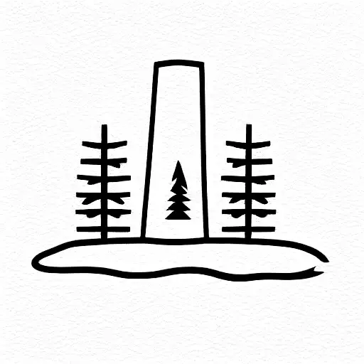 Finnish Sisu Symbol And Inuksuk