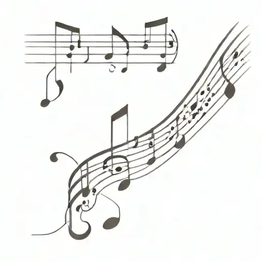 Synthsizer Music Notes