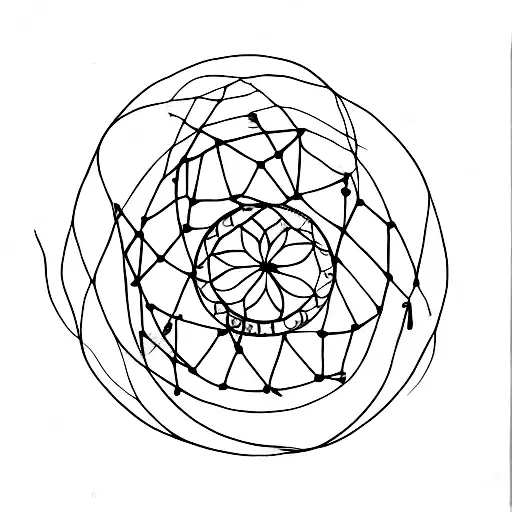 Moon Dreamcatcher Arrow Mother Son