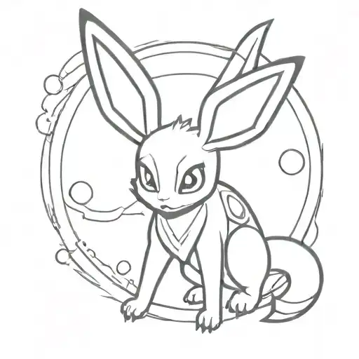 Umbreon Pokemon Facade Looking Forward