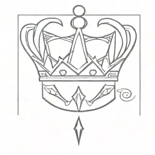 A Minimalist Crown With A Unique Twist Incorporating The Leo Horoscope Symbol