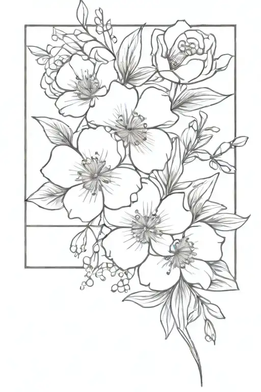 Birth Flower Bouquet