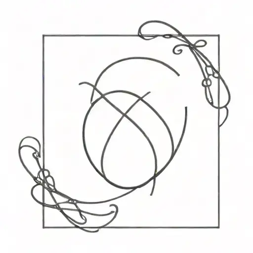 The Word Bonny Intertwined With A Small Black Pin