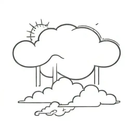 Half Sun Behind Thundercloud