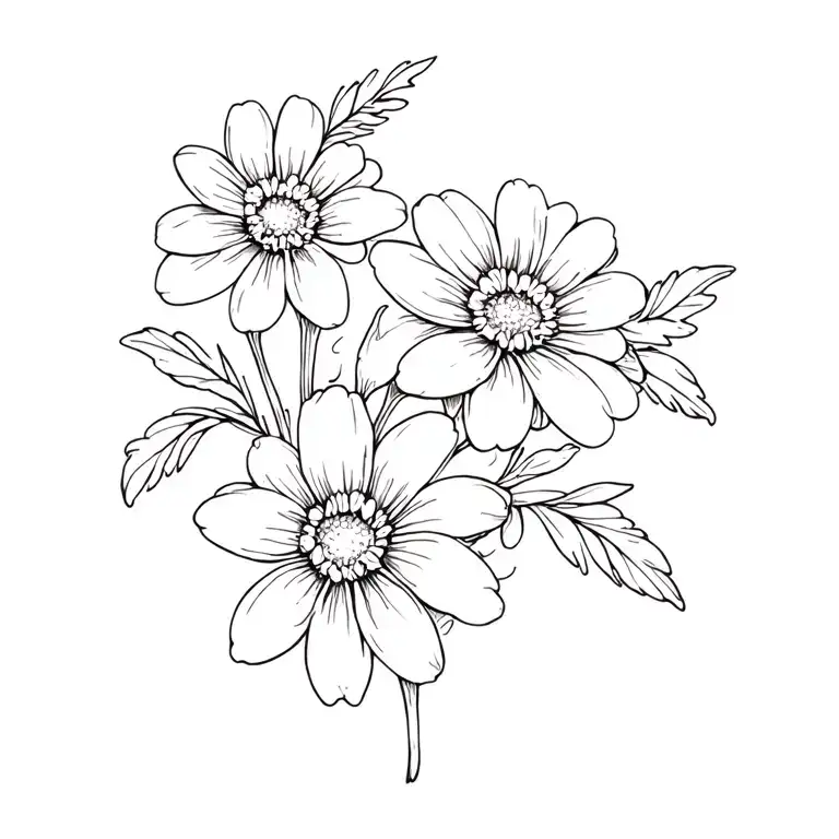 Jasmine And Daisy Flowers