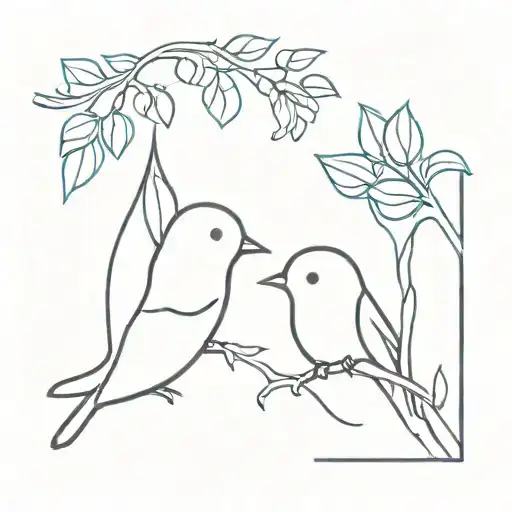 Ava & Mia Twins Tiny Baby Birds