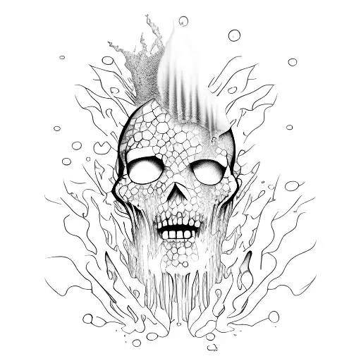 Half Melted Half Frozen Water