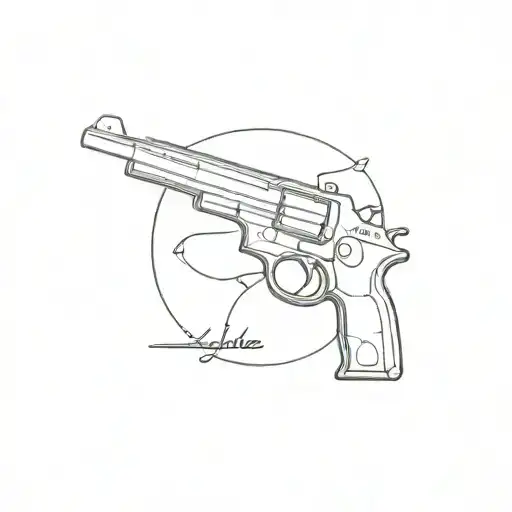 Name Incorporated With A Gun Morphing