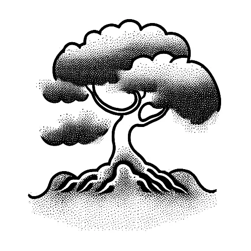 Bonsai Tree Asymentric