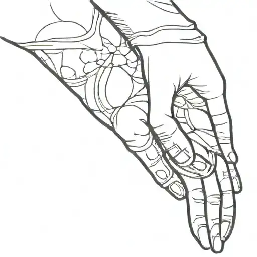 Mother With Son Hand In Hand