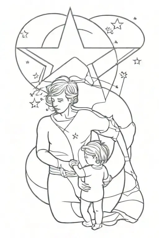 Star Father Mother Child Who