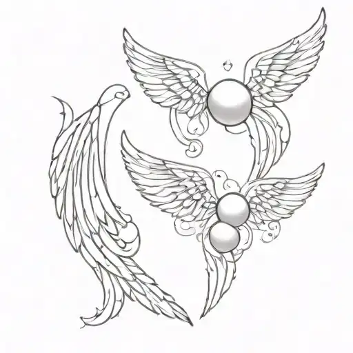 Pearl And Angel Wings
