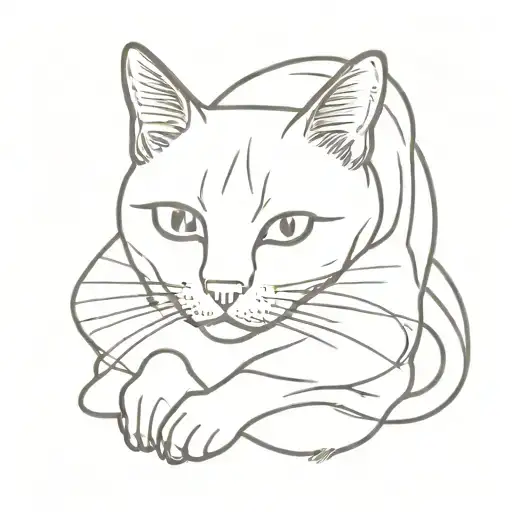 Cat Playing With Number 43