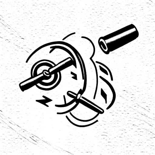 Roman Numerals With A Dumbbell