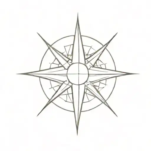 Simple Compass Rose
