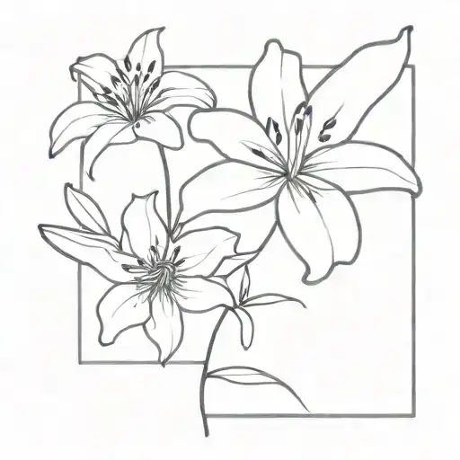 Un Dia A La Vez With A Lily Flower