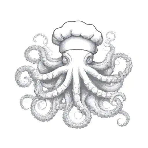 Octopus Chef Cook