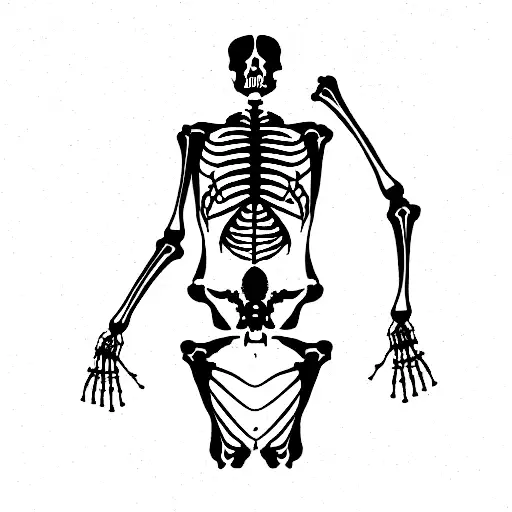 Insulin Carbon Skeleton Structure Showing Depth
