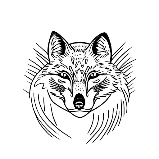 A Majestic Fox Exploring A Winding Path Through A Forest