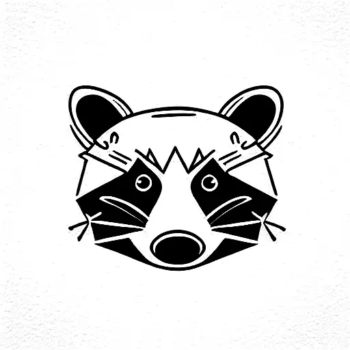 Raccoon Bitting A Crown