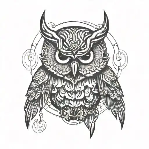 Evil Demonic Owl