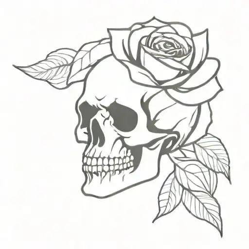 Skull Rose