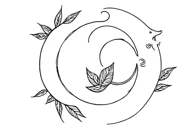 Sun And Moon Leaf Tiger