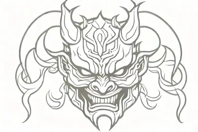 Oni Demon Mask