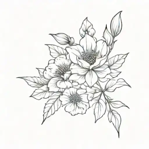 December & April Birth Flowers