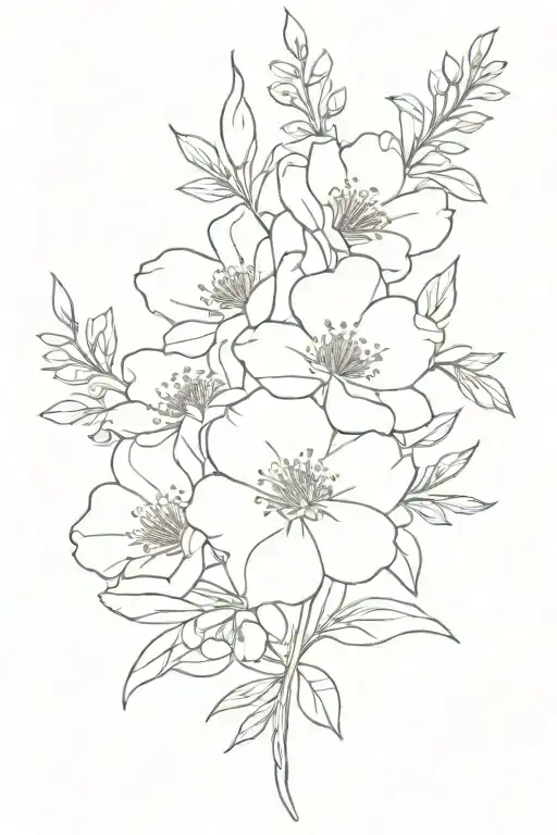 Birth Flower Bouquet