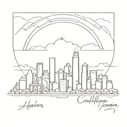 Anaheim California Skyline