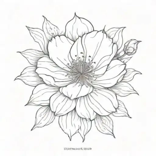 Single Cosmos Flower