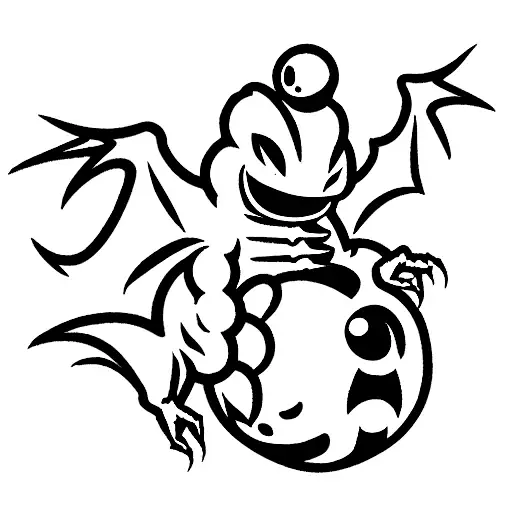Evil Bubble Bobble Dragon