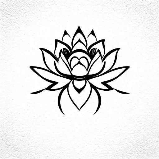 Lotus Flower With Hearts