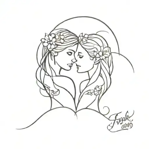 Best Friend Tattoo Design Inspired