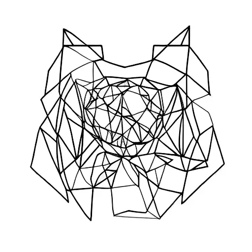 A Minimalist Tattoo Of Harry Styles' Album Cover Artwork